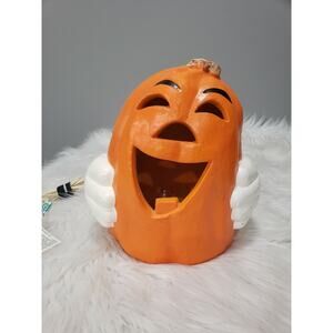 Vintage LAUGHING 1998 Casper Paper Magic‎ Group Foam Blow Mold Pumpkin Halloween